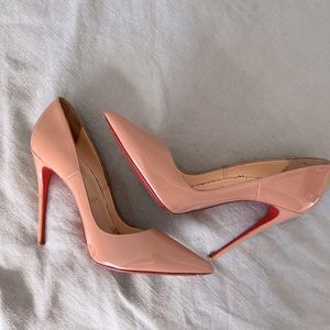 Christian Louboutin SO KATE Pump Nude Heels